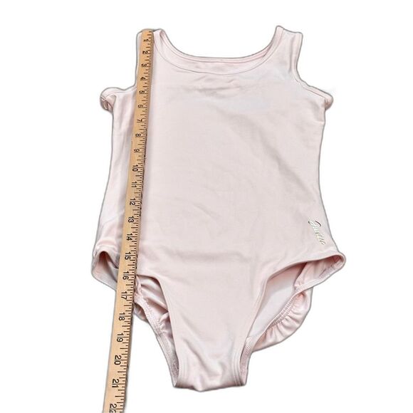 Justice Girl’s Light Pink Leotard Keyhole Back Dance Gymnastics Size M (10) - Picture 2 of 5